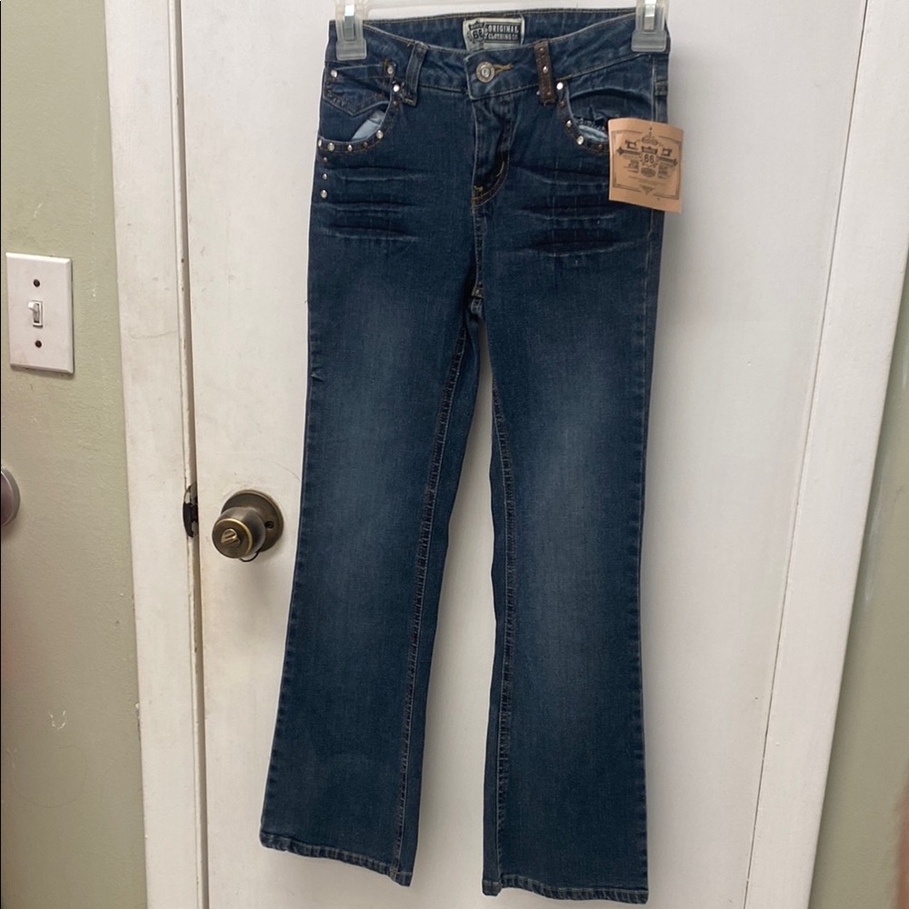 Route 66 Blue Bootcut Jeans Classic Style